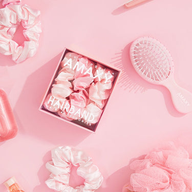 pink scrunchies gift box (3 pcs)